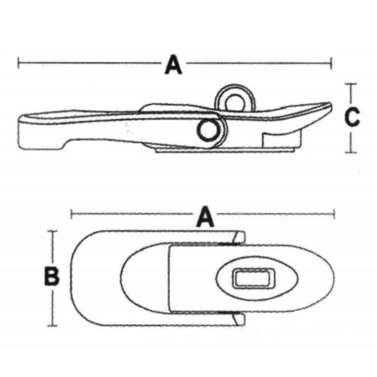 CHIUSURA A LEVA CON PORTALUCCHETTO