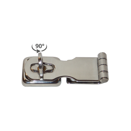 CHIUSURA CON PORTALUCCHETTO  INOX