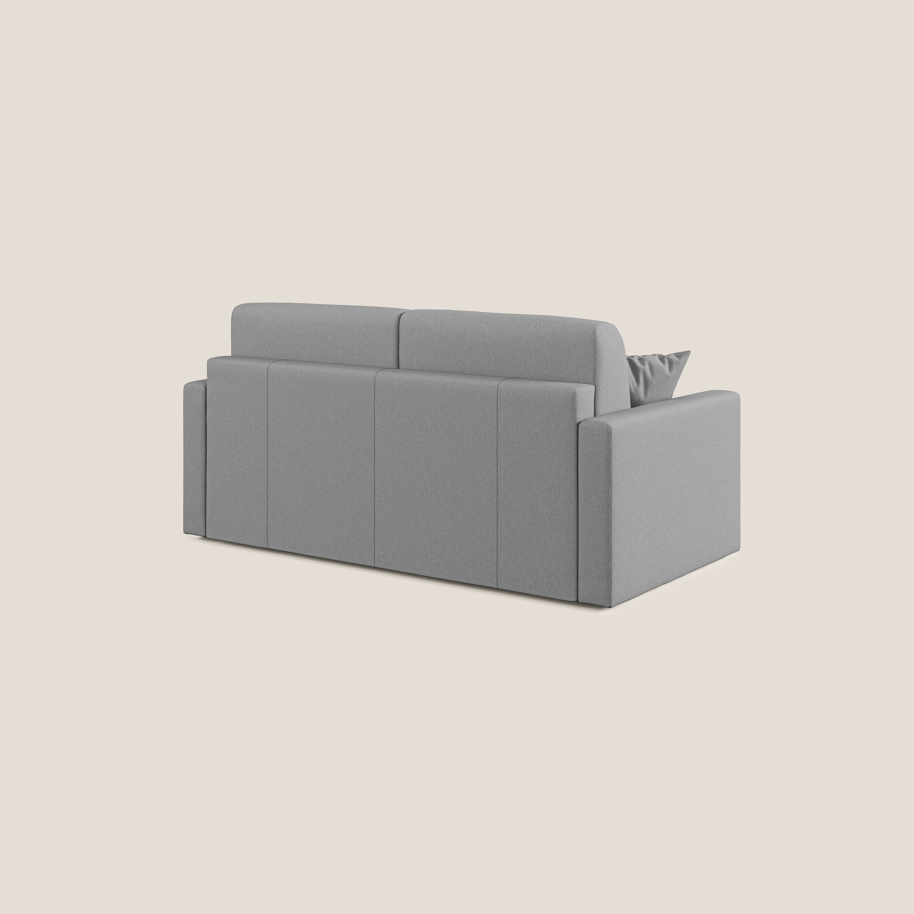 Divano Letto 2 Posti 166x92x96 cm in Tessuto Grigio