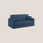 Divano Letto 3 Posti 186x92x96 cm in Tessuto Blu