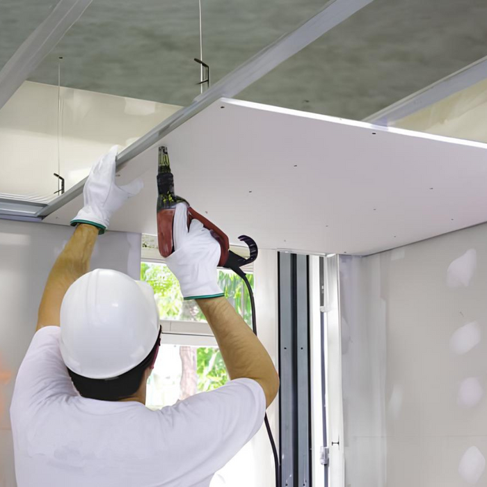 Guida u standard 2 m profilo preforato sp 0,6 mm fissaggio cartongesso 12 pezzi *** misure 28 x 16 x 28 mm, confezione 1