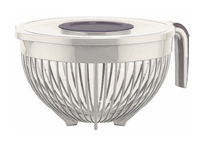 CIOTOLA MESCOLATORE CON COPERCHIO IN PLASTICA - 3 L Bianco