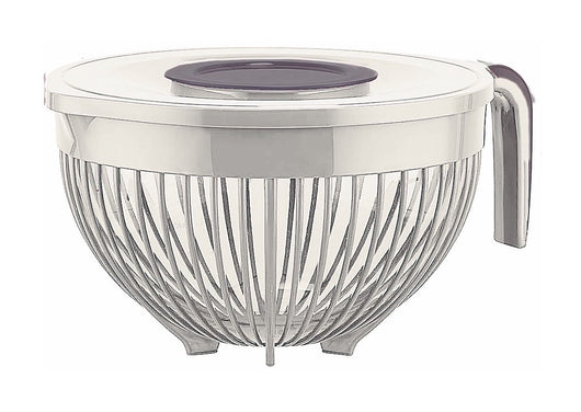 CIOTOLA MESCOLATORE CON COPERCHIO IN PLASTICA - 3 L Bianco