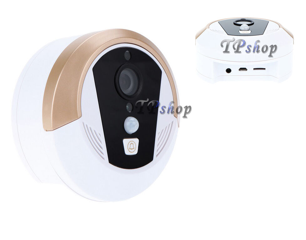 CITOFONO VIDEO CAMPANELLO CON SENSORE WIFI HD CAMERA CHIAMATA REMOTA SMARTPHONE
