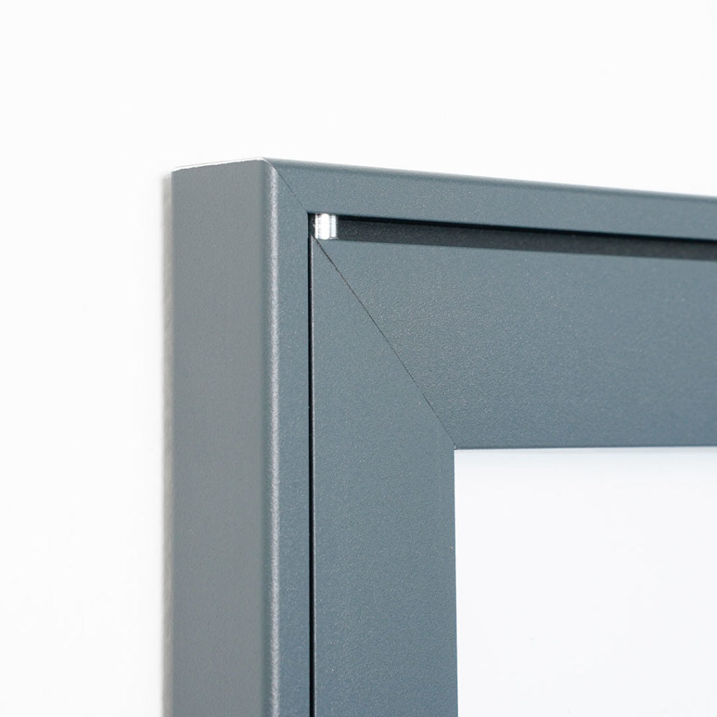 Bacheca per Esterno apertura a libro grigio RAL 7016 4 x A4