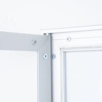 Bacheca per Esterno apertura a libro grigio RAL 7016 4 x A4