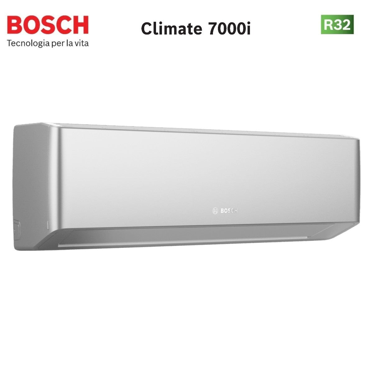 Condizionatore Trial Split Bosch CLIMATE 7000i SILVER 7+9+18 con 5000M 79/3 E R-32 Wi-Fi Integrato