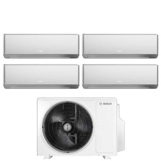 Condizionatore Quadri Split Bosch CLIMATE 7000i SILVER 7+9+9+12 con 5000M 82/4 E R-32 Wi-Fi Integrato