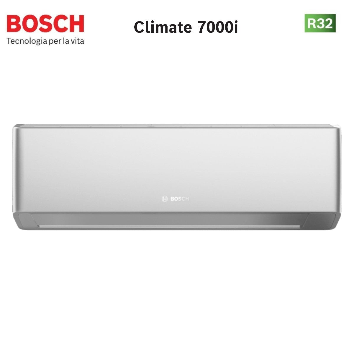 Condizionatore Penta Split Bosch CLIMATE 7000i SILVER 9+9+9+9+9 con 5000M 105/4 E R-32 Wi-Fi Integrato