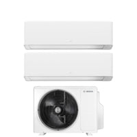 Condizionatore Dual Split Bosch CLIMATE 7000i WHITE 12+12 con 5000M 53/2 E R-32 Wi-Fi Integrato