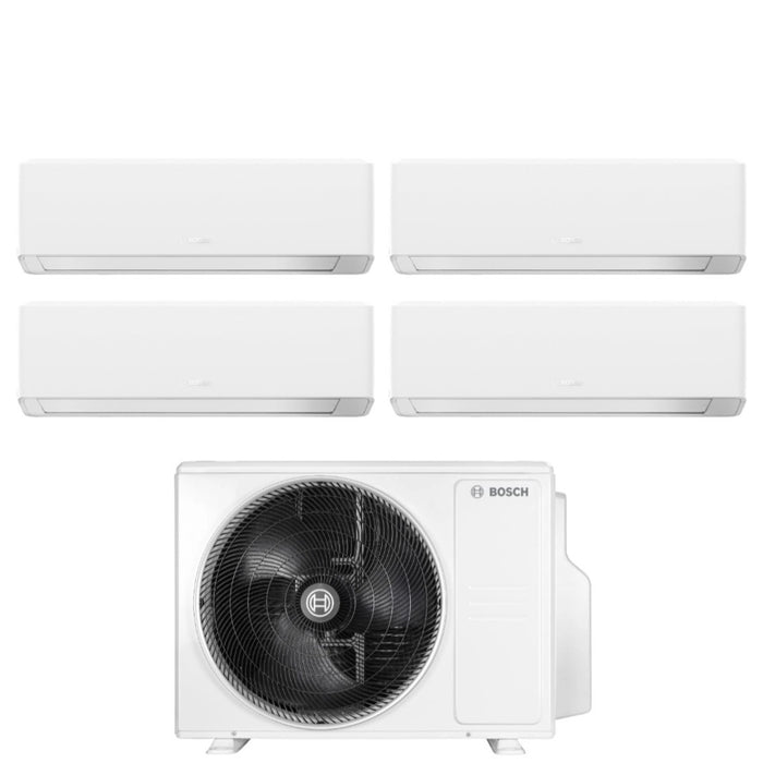 Condizionatore Quadri Split Bosch CLIMATE 7000i WHITE 7+9+9+12 con 5000M 105/4 E R-32 Wi-Fi Integrato