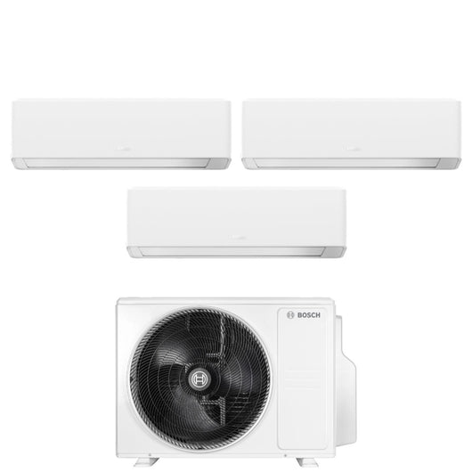 Condizionatore Trial Split Bosch CLIMATE 7000i WHITE 7+7+7 con 5000M 62/3 E R-32 Wi-Fi Integrato