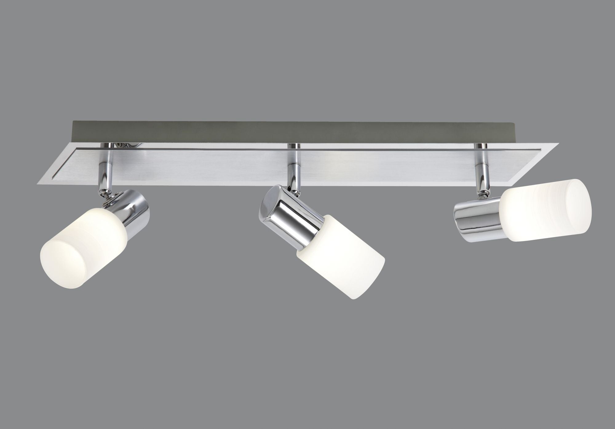 CLAPTON BARRA 3 SPOTS LED 3x SMD LED, 4,3W · 3x 430lm, ALLUMINIO L.50CM