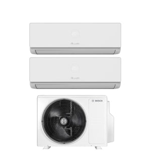 Condizionatore Dual Split Bosch CLIMATE 4000i 12+12 con 5000M 53/2 E R-32 Wi-Fi Optional