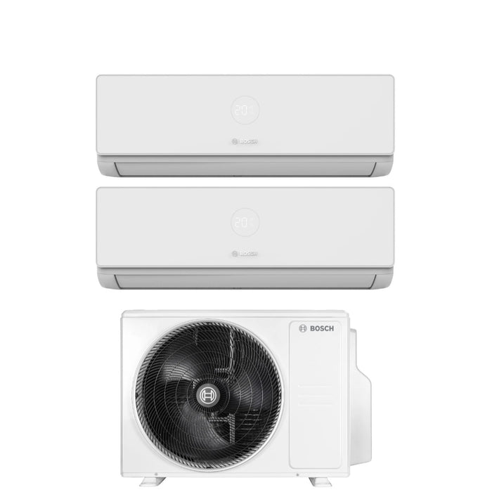 Condizionatore Dual Split Bosch CLIMATE 4000i 12+12 con 5000M 53/2 E R-32 Wi-Fi Optional