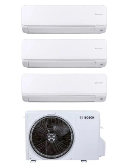 Climatizzatore Condizionatore Bosch Trial Split Inverter serie CLIMATE 6000i 9+9+12 con CL5000M 79/3 E R-32 Wi-Fi Optional 9000+9000+12000