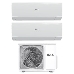 Condizionatore Dual Split Hec By Haier Tide R 9+12 con 2HEC50RECO-OUM R-32 Wi-Fi Integrato