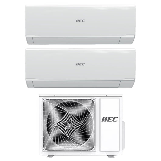 Condizionatore Dual Split Hec By Haier Tide R 9+12 con 2HEC50RECO-OUM R-32 Wi-Fi Integrato