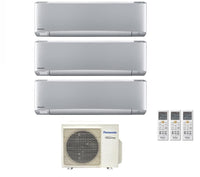 Condizionatore Trial Split Panasonic Etherea Silver 9+12+12 con CU-3Z68TBE R-32 Wi-Fi Integrato
