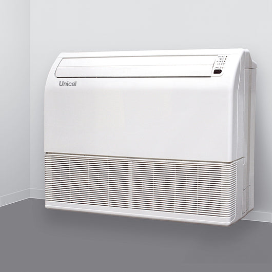 Condizionatore Climatizzatore Unical Pavimento/Soffitto 30000 Btu PS11 30H Classe A++/A+ Gas R-32 Wi-Fi Optional