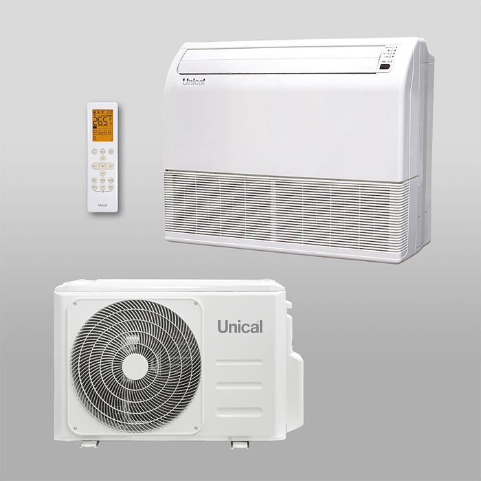Condizionatore Climatizzatore Unical Pavimento/Soffitto 30000 Btu PS11 30H Classe A++/A+ Gas R-32 Wi-Fi Optional