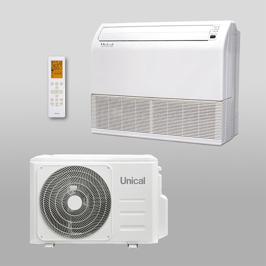 Condizionatore Climatizzatore Unical Pavimento\Soffitto 48000 BTU PS11 48H Classe A++/A+ Gas R-32 Wi-Fi Optional