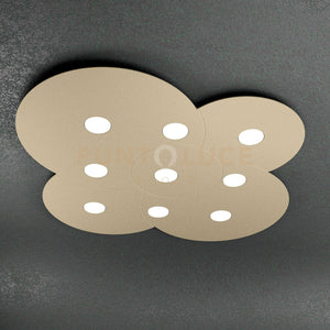 CLOUD PLAFONIERA 9 LUCI SABBIA 1128-PL9-SA