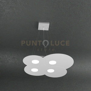 CLOUD SOSPENSIONE 4 LUCI GRIGIO 1128-S4-GR