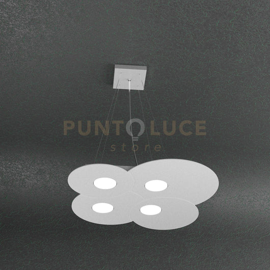 CLOUD SOSPENSIONE 4 LUCI GRIGIO 1128-S4-GR
