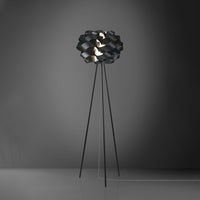 Piantana Moderna 3 Piedi Cloud Polilux ® Nero E Metallo 1 Luce E27