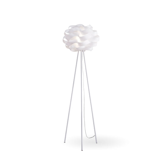 Piantana Moderna 3 Piedi Cloud Polilux ® Bianco E Metallo 1 Luce E27