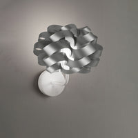 Applique Moderna Cloud Polilux ® Argento E Metallo 1 Luce E14