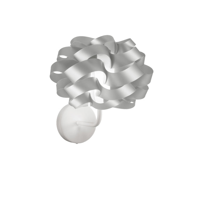 Applique Moderna Cloud Polilux ® Argento E Metallo 1 Luce E14