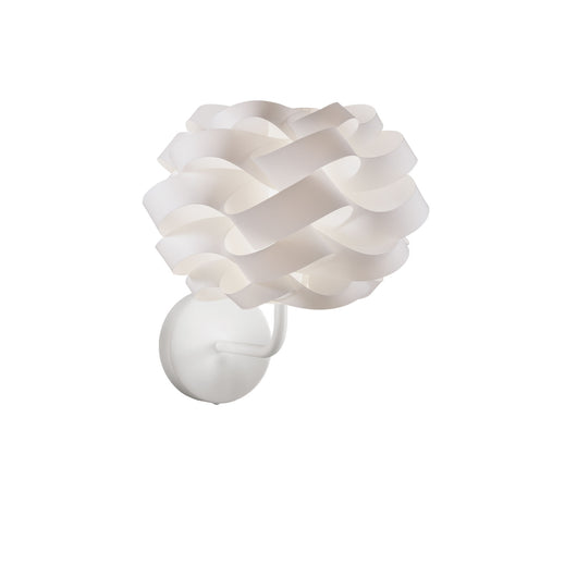 Applique Moderna Cloud Polilux ® Bianco E Metallo 1 Luce E14