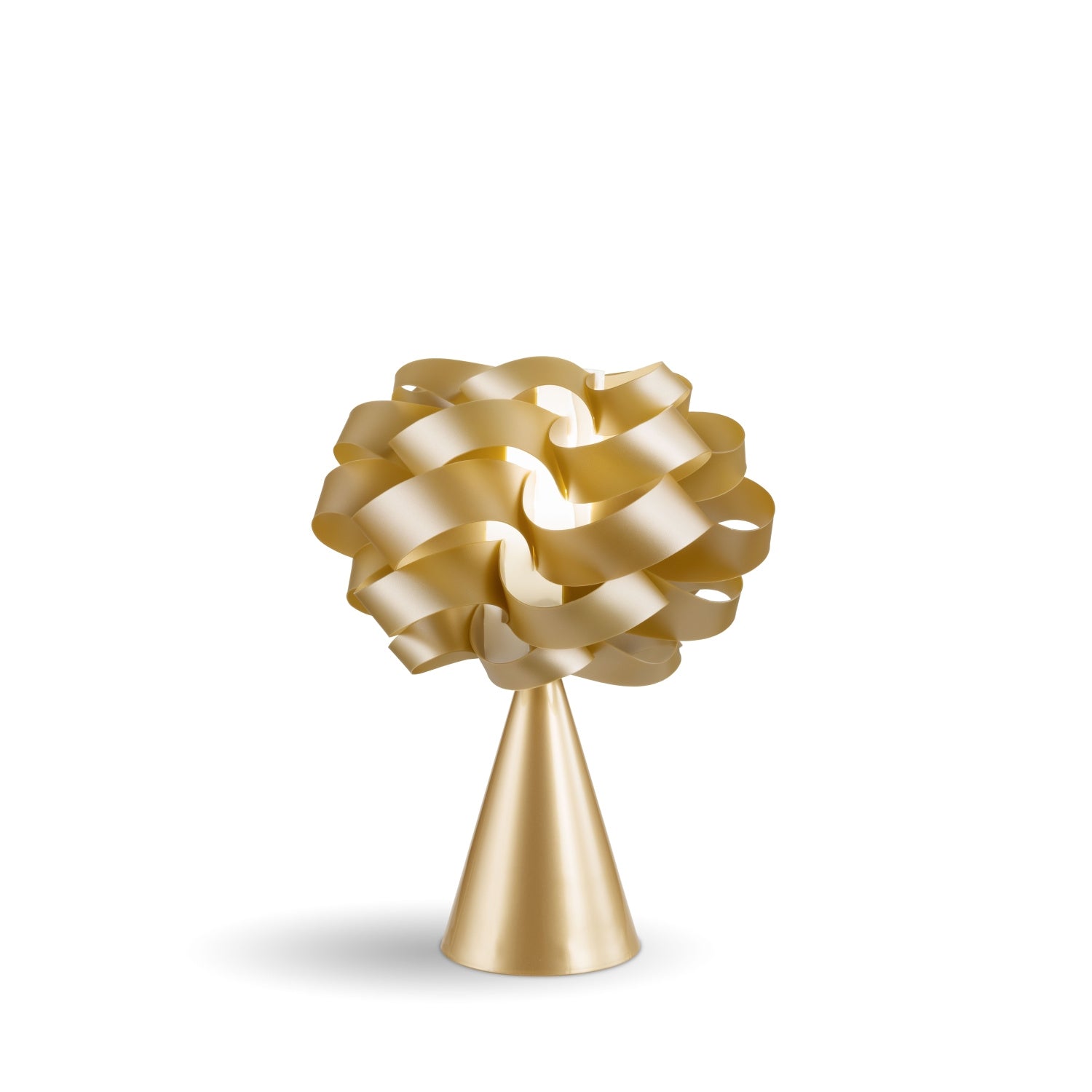 Lampada Da Scrivania-Ufficio Moderna Cloud Polilux ® New Gold 1 Luce E14