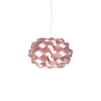 Sospensione Moderna Cloud Polilux ® Pink Metal E Metallo Cromo 1 Luce E27 D.50Cm