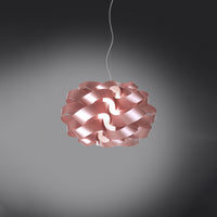 Sospensione Moderna Cloud Polilux ® Pink Metal E Metallo Cromo 1 Luce E27 D.50Cm