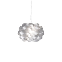 Sospensione Moderna Cloud Polilux ® Argento E Metallo Cromo 1 Luce E27 D.50Cm