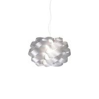 Lampadario Moderno Cloud Polilux ® Argento E Metallo Cromo 2 Luci E27