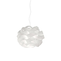 Lampadario Moderno Cloud Polilux ® Bianco E Metallo Cromo 2 Luci E27