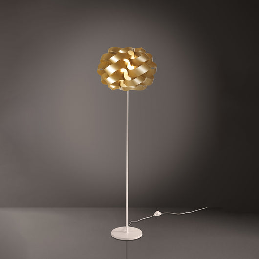 Piantana Moderna Cloud Polilux ® New Gold E Metallo 1 Luce E27