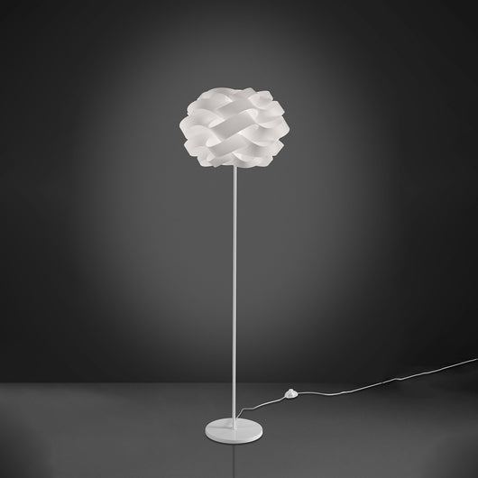 Piantana Moderna Cloud Polilux ® Bianco E Metallo 1 Luce E27