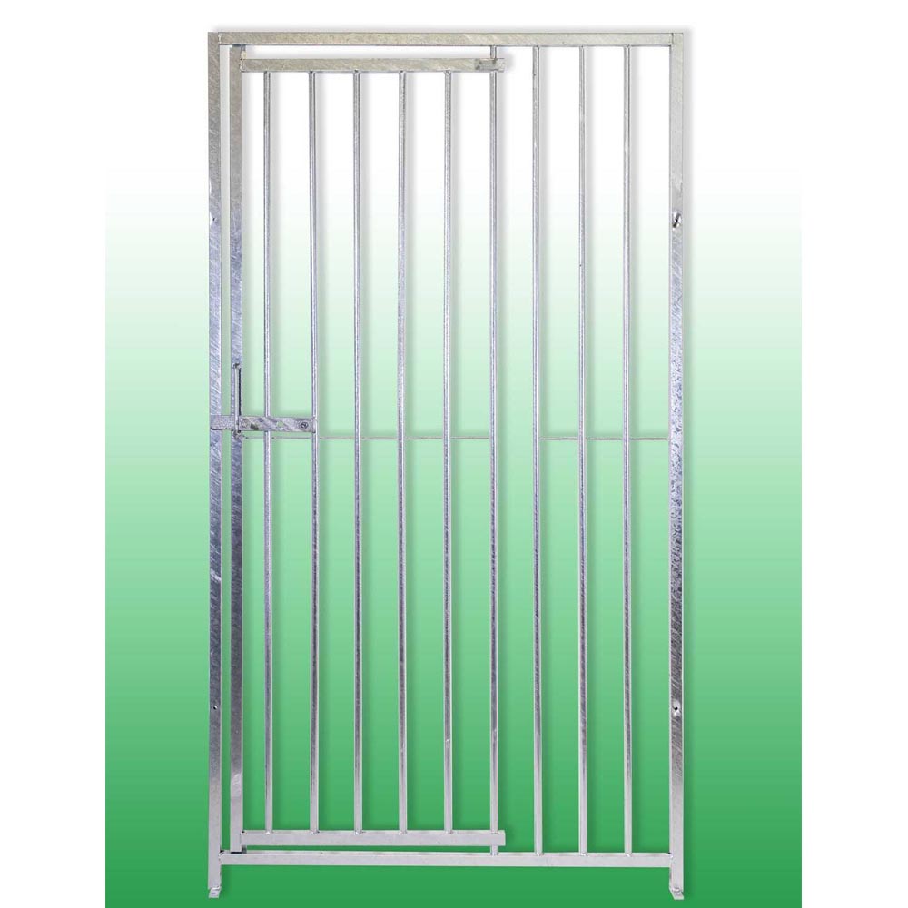 Pannello con porta tubolare per box cani con zincatura a caldo 100xh180 cm