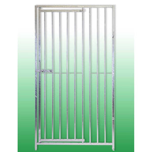 Pannello con porta tubolare per box cani con zincatura a caldo 100xh180 cm