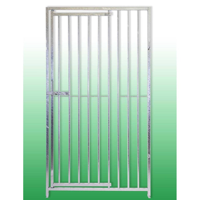 Pannello con porta tubolare per box cani con zincatura a caldo 100xh180 cm