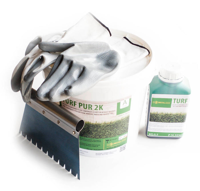 COLLA prato sintetico kit 5 kg erba artificiale manto tappeto giardino bicomponente