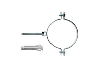 COLLARE PER TUBI STRETTO-LARGO COMPLETO DI VITE E TASSELLO FISCHER - CPE-SL 110 V