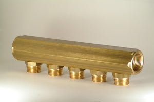 COLLETTORI 10 POSTI FF S/RUB 3/4 USCITA 3/8