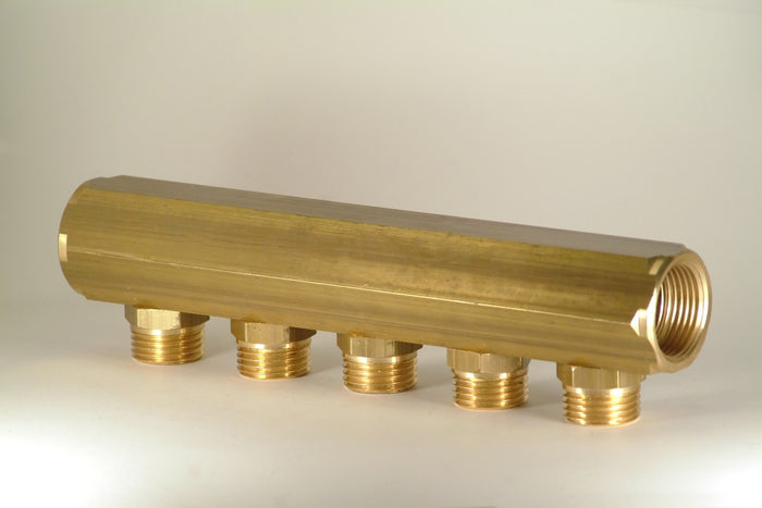 COLLETTORI 10 POSTI FF S/RUB 3/4 USCITA 3/8