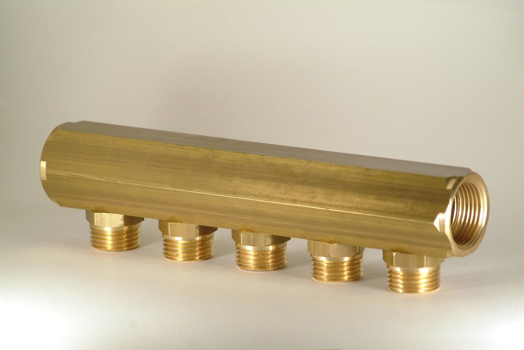 COLLETTORI 9 POSTI FF S/RUB 3/4 USCITA 3/8